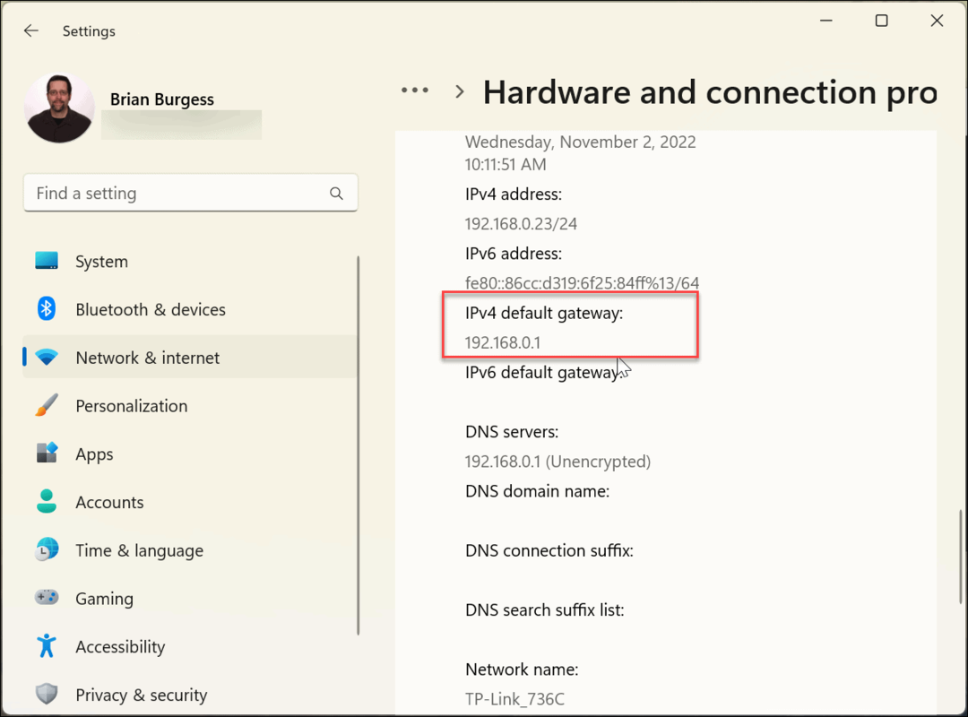 Vind het IP-adres van uw router op Windows 11