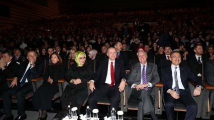 President Erdoğan en First Lady Fazıl Say woonden het concert bij