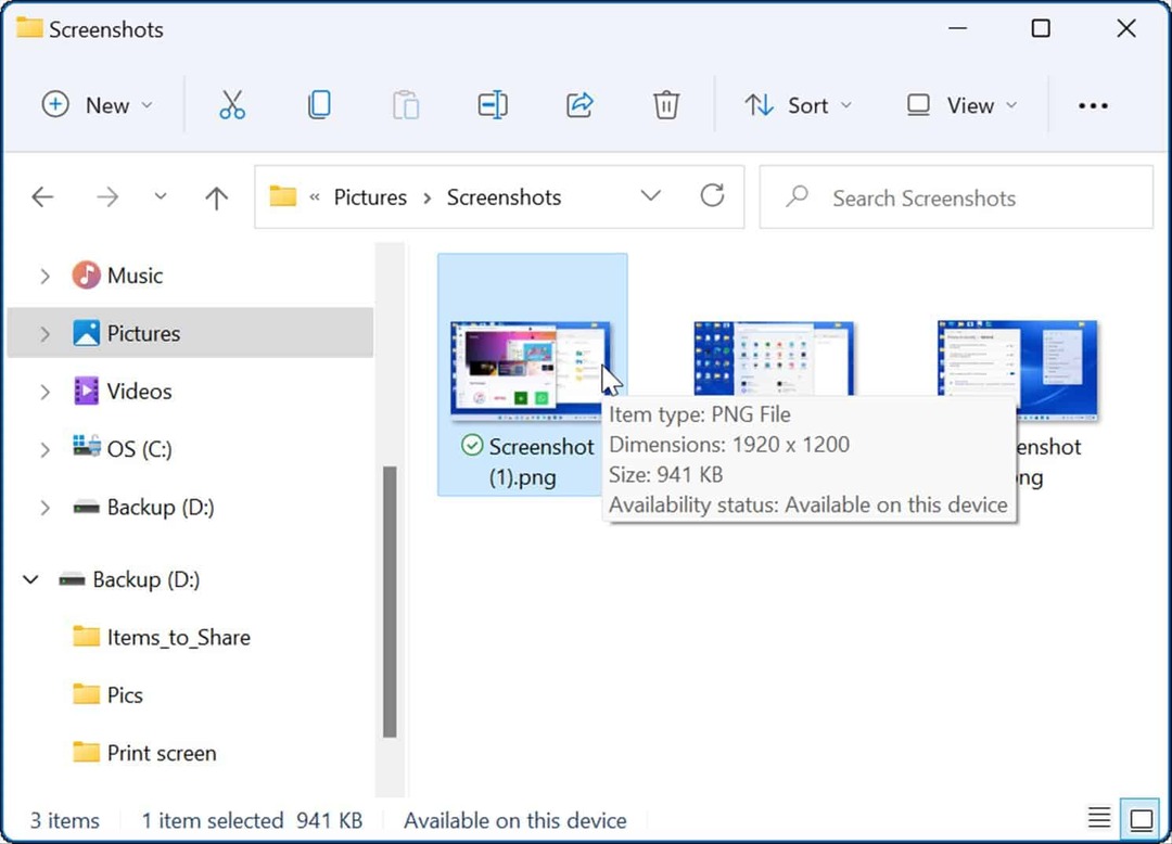 screenshot opslaan Foto's een screenshot maken op Windows 11