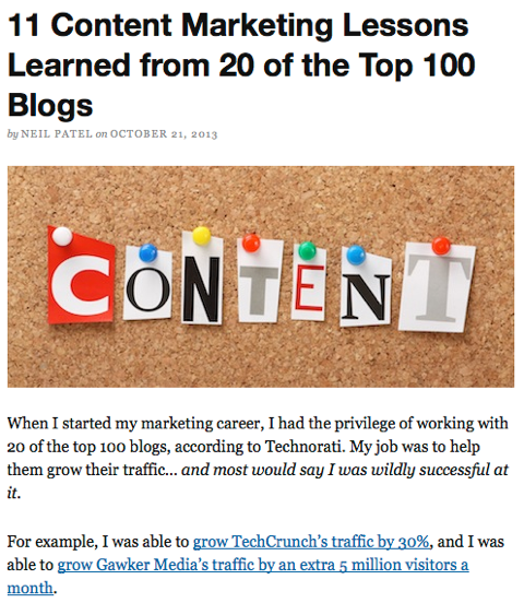 11 lessen over contentmarketing