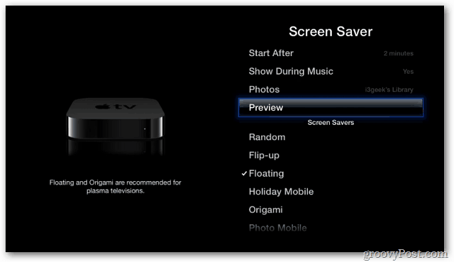 Apple TV: gebruik uw foto's als screensaver