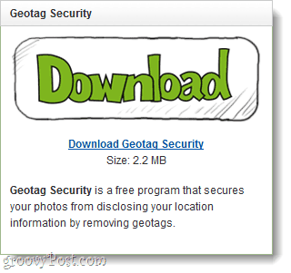 download geotag-beveiligingsapplicatie voor Windows
