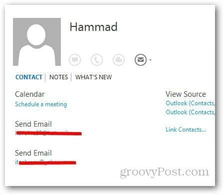 Contacten samenvoegen Outlook 4