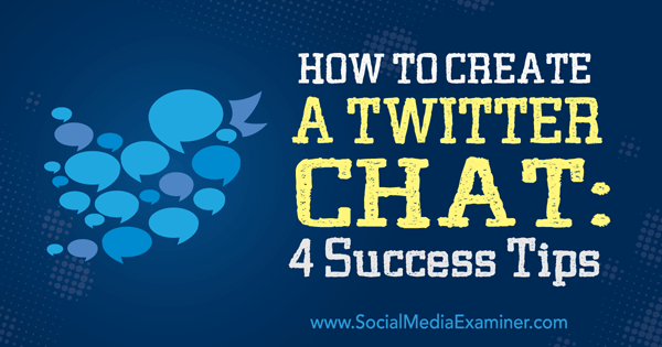 twitter chat tips en tools