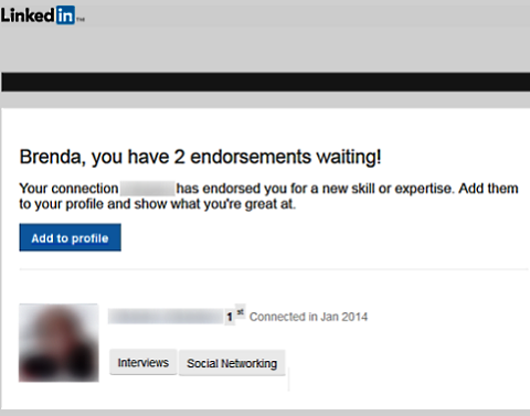 LinkedIn-goedkeuring