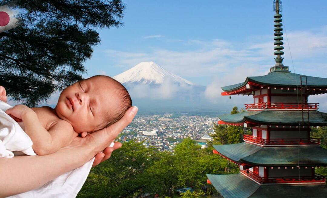 Een primeur in Japan! Recorddaling van het aantal pasgeborenen