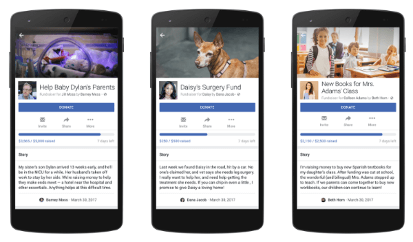 Facebook breidt tools voor het geven van liefdadigheidsinstellingen uit aan persoonlijke gebruikers en Facebook Live.