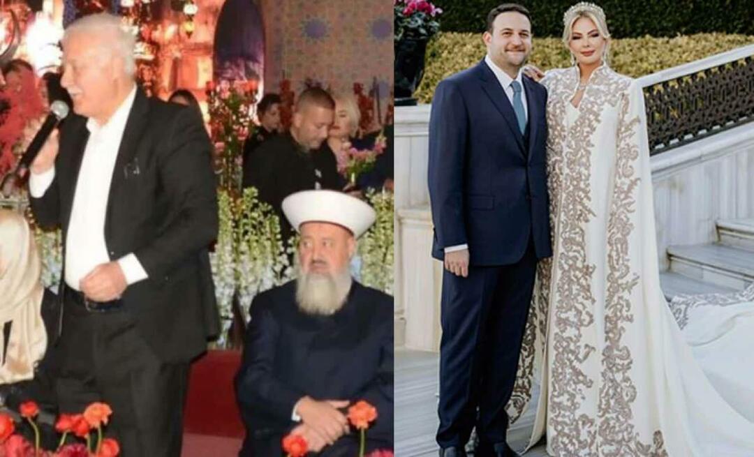 Nihat Hatipoğlu, die trouwde met het voormalige model Burcu Özüyaman, legde een verklaring af over de bruiloft!
