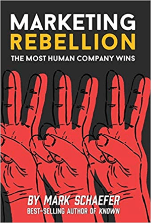 Marketing Rebellion: The Most Human Company Wins geschreven door Mark Schaefer.