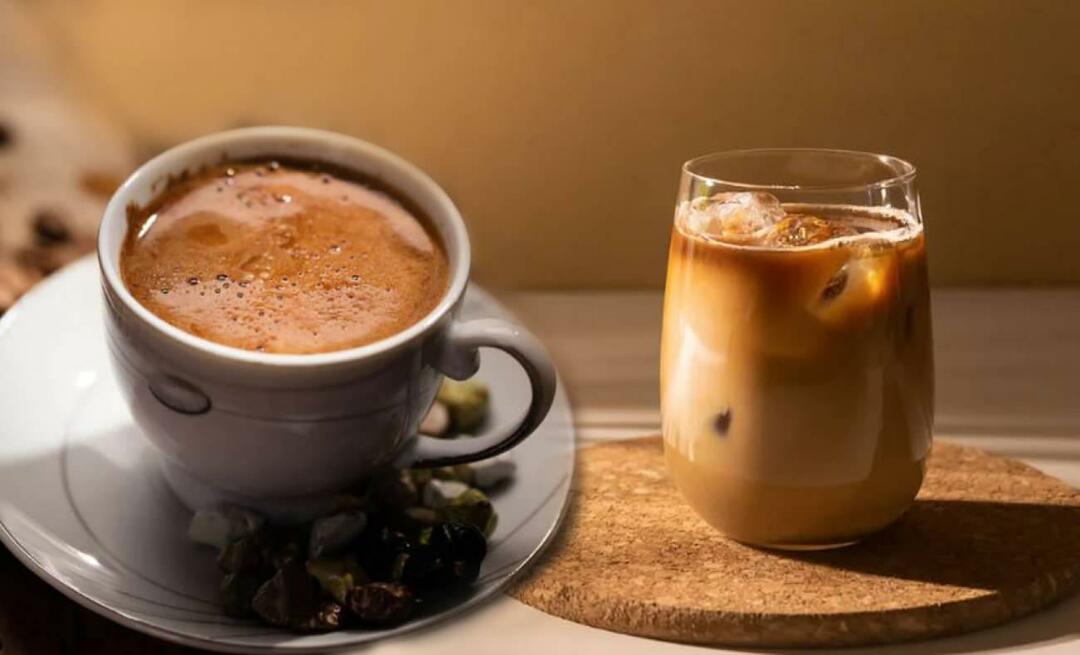 Hoe maak je ijskoffie met Turkse koffie? Koude koffie maken van Turkse koffie