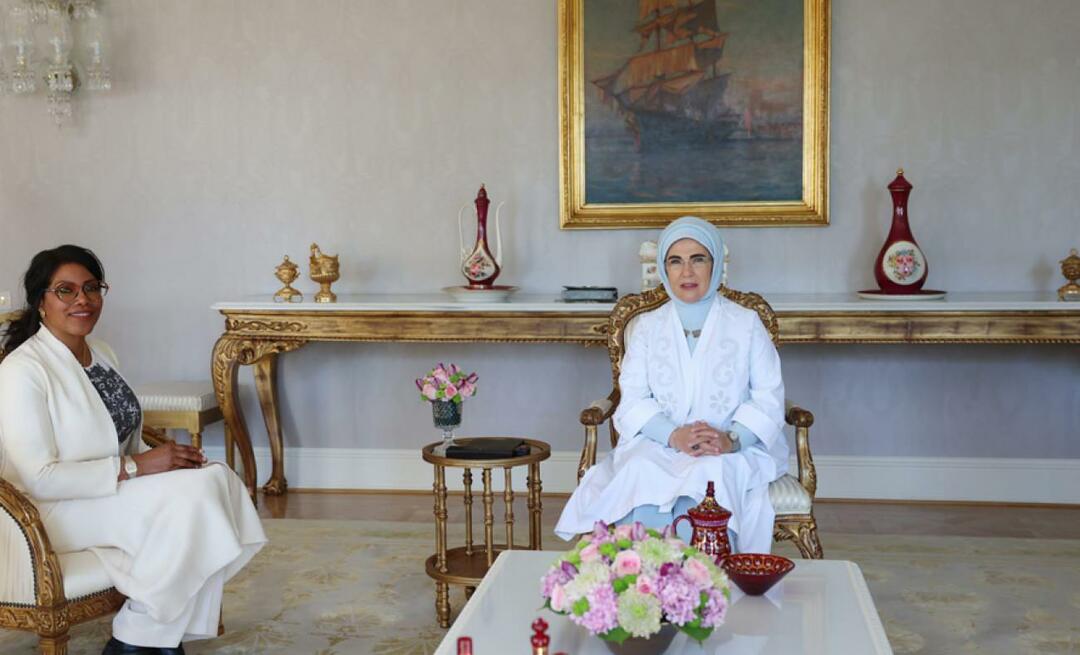 First Lady Erdoğan had een ontmoeting met Malcolm X's dochter İlyasa Şahbaz