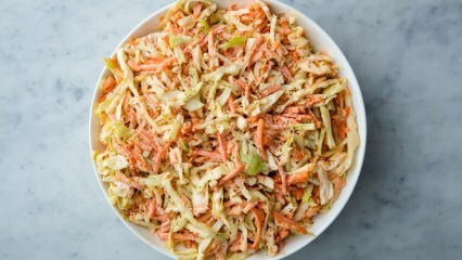 Hoe maak je een praktische koolsla salade?