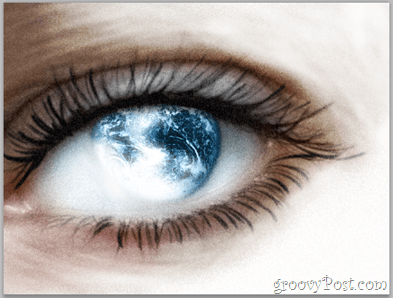 Adobe Photoshop Basics - Human Eye filter over blootstelling
