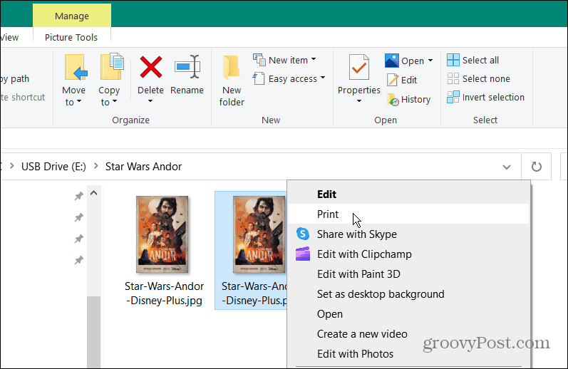 Converteer een PNG naar PDF op Windows