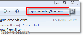 log in bij windows live via windows live mail