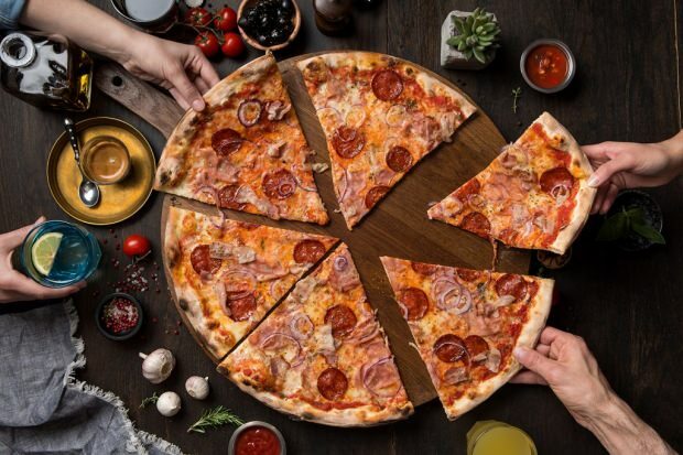 Pizza zonder gewicht
