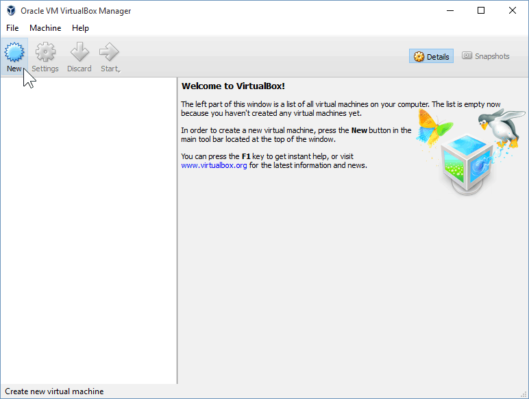 01 Maak een nieuwe virtuele machine (installatie van Windows 10)