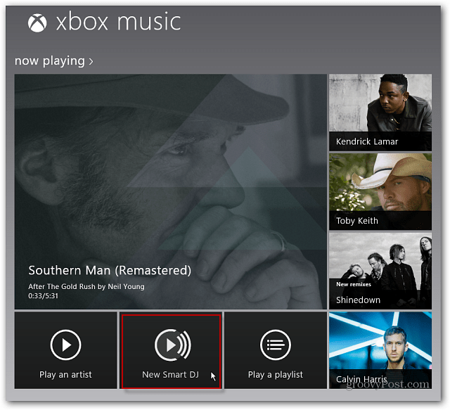 Nieuwe Smart DJ Xbox Music