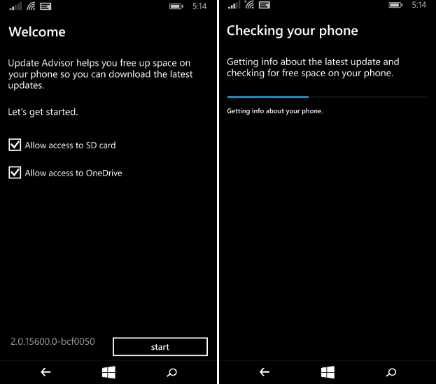 Update Advisor Windows Phone