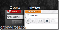 Opera Firefox-knopvergelijking