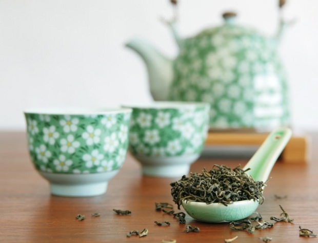afvallen met groene thee