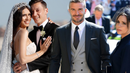 Mesut Özil en Amine Gülşe haalden het paar van David Beckham in!
