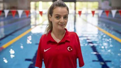 Nationale Paralympische zwemmer Sümeyye Boyacı werd derde in Europa!