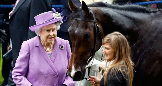 Koningin Elisabeth en haar paarden 