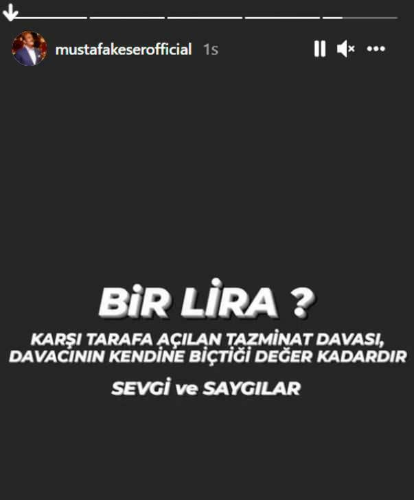 Mustafa Keser Instagram-bericht