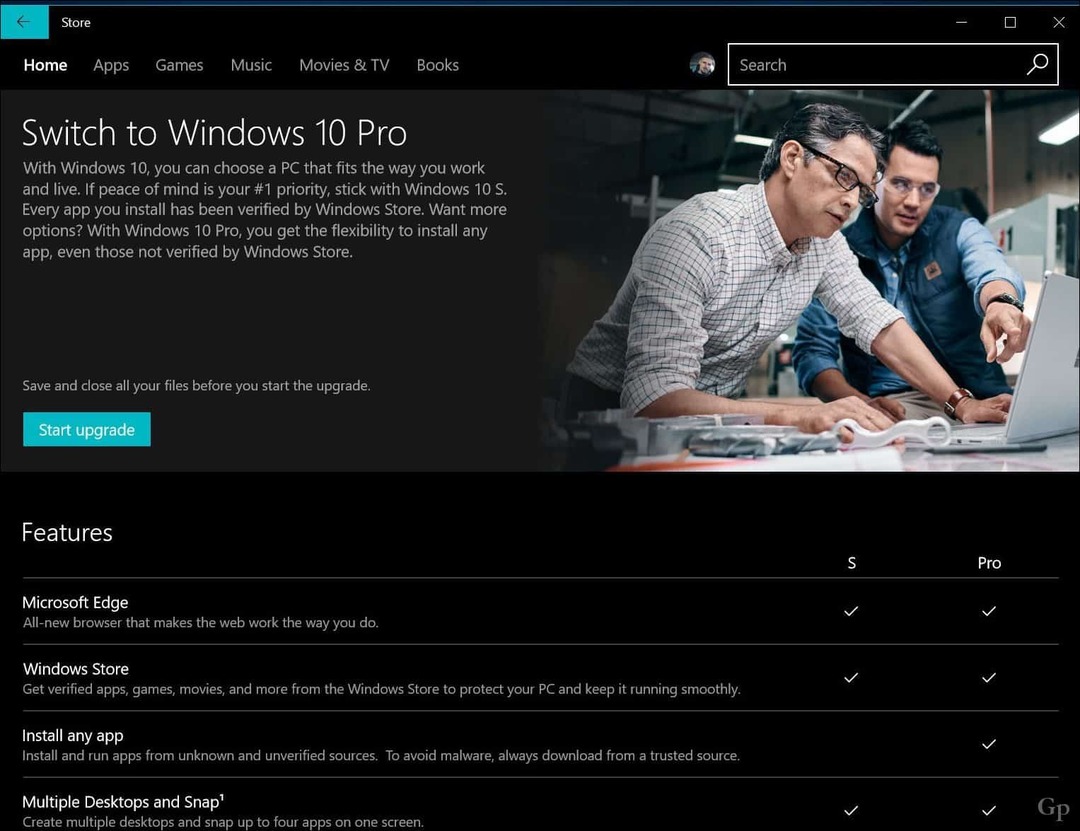Microsoft maakt het voor iedereen gemakkelijk om Windows 10 S Edition te installeren