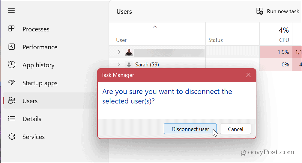 Schakel tussen gebruikersaccounts op Windows