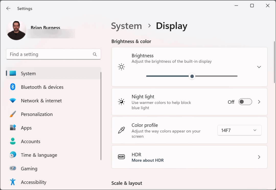 Wijzig de schermresolutie op Windows 11