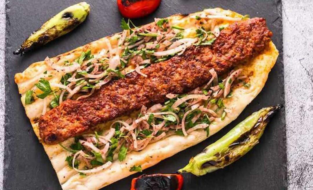 Harbiye Kebab die zal smaken alsof je in het restaurant eet! Hoe Harbiye Kebab maken?