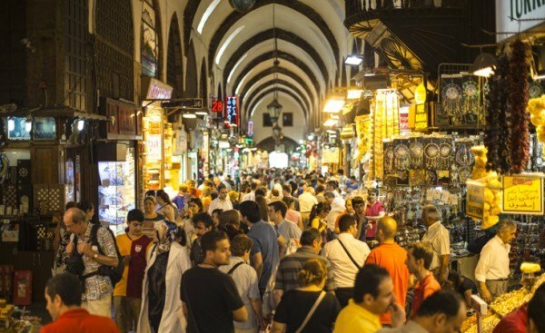 Egyptische bazaar
