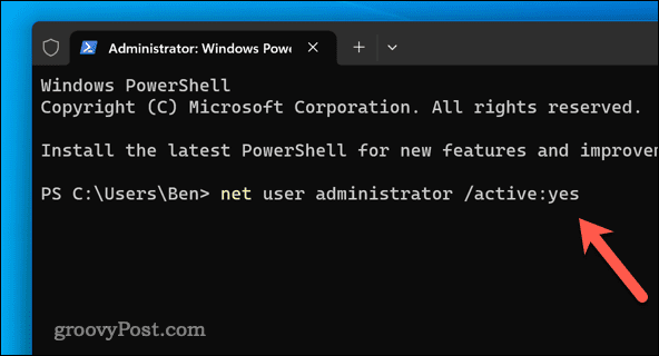 Beheer inschakelen op Windows 11