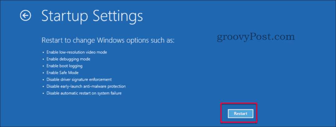 Een zwart scherm repareren na het aanpassen van de weergave-instellingen in Windows 10