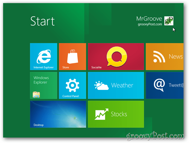 VirtualBox Windows 8 desktop-installatie voltooid