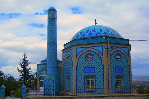 Betegelde moskee