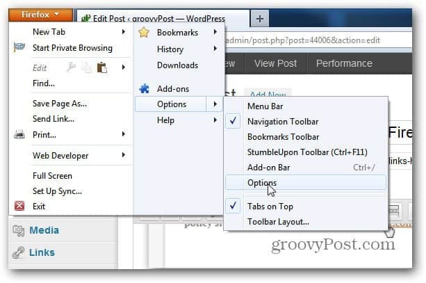 Hoe Gmail of Yahoo de standaard Mailto Links Handler in Firefox te maken