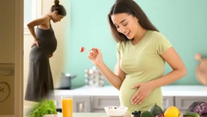 Voedingsmiddelen waardoor de baby tijdens de zwangerschap aankomt! Waarom komt de ongeboren baby niet aan?