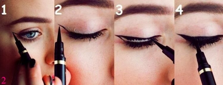 Gemakkelijke eyeliner-aanbrengmethoden