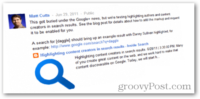 Matt Cutts en Google Auteurschap