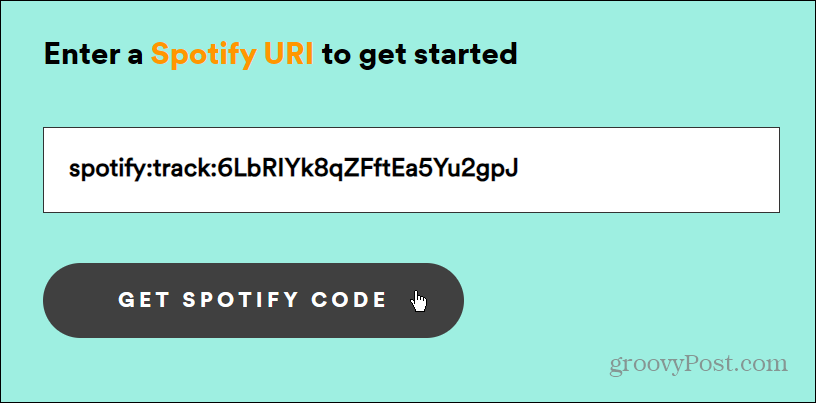 ontvang spotify code deel muziek