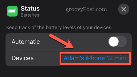 iphone selecteer apparaat