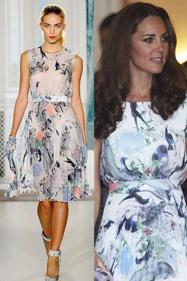 Prinses raakt de kleding van Kate Middleton aan!