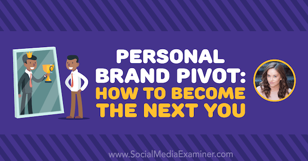 Personal Brand Pivot: How to Word the Next You met inzichten van Amy Landino op de Social Media Marketing Podcast.