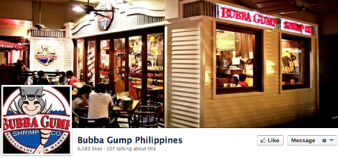 bubba gump locaties