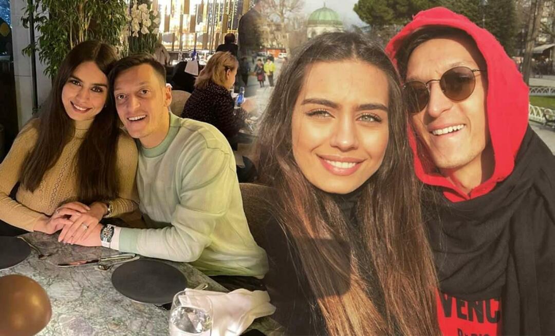 Mesut Özil, die voor de tweede keer vader werd, schreeuwde zijn liefde uit naar Amine Gülşe! De vijand barst