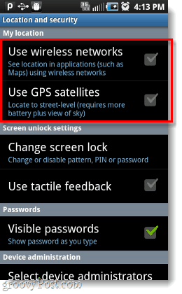 Android gebruikt mijn gps-satellieten voor draadloze netwerken