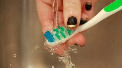 Hoe wordt de tandenborstel schoongemaakt?